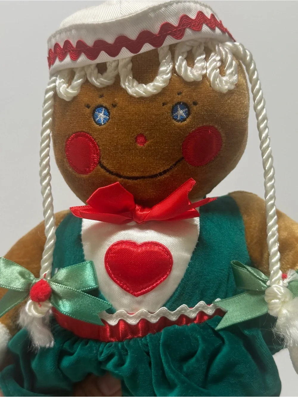 vintage 1990 Commonwealth Target Christmas gingerbread girl plush doll
